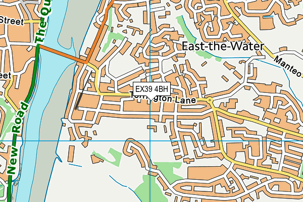 EX39 4BH map - OS VectorMap District (Ordnance Survey)