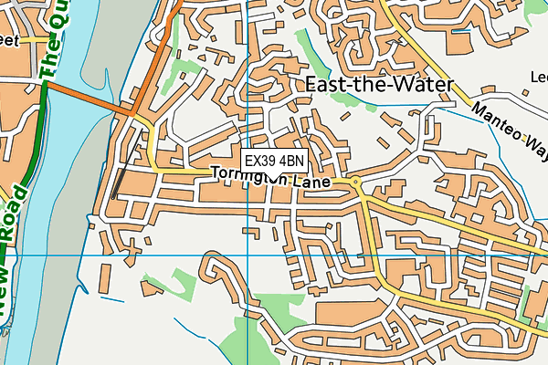 EX39 4BN map - OS VectorMap District (Ordnance Survey)