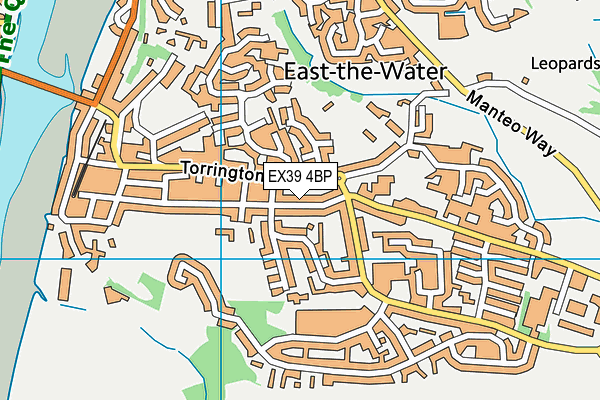 EX39 4BP map - OS VectorMap District (Ordnance Survey)