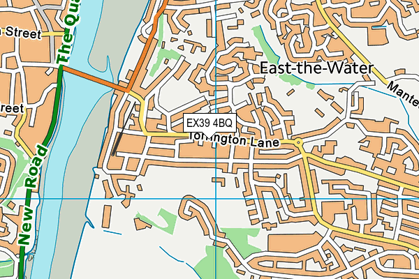 EX39 4BQ map - OS VectorMap District (Ordnance Survey)