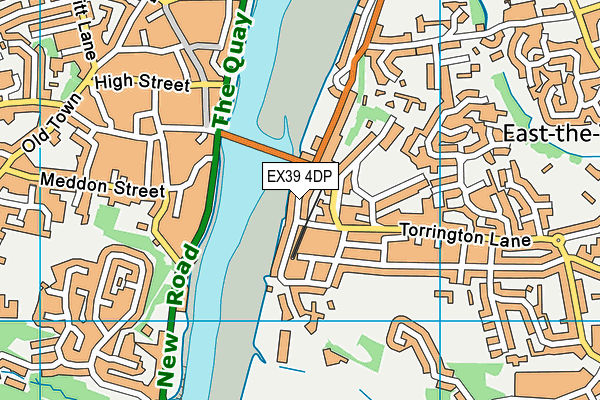 EX39 4DP map - OS VectorMap District (Ordnance Survey)
