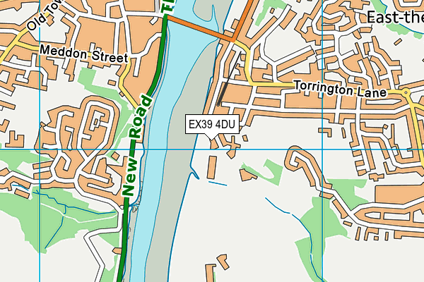 EX39 4DU map - OS VectorMap District (Ordnance Survey)