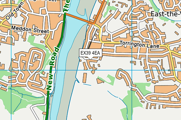 EX39 4EA map - OS VectorMap District (Ordnance Survey)