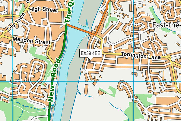 EX39 4EE map - OS VectorMap District (Ordnance Survey)