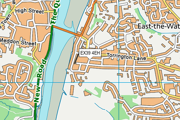 EX39 4EH map - OS VectorMap District (Ordnance Survey)
