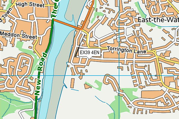 EX39 4EN map - OS VectorMap District (Ordnance Survey)