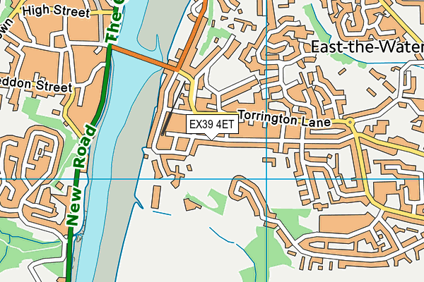 EX39 4ET map - OS VectorMap District (Ordnance Survey)