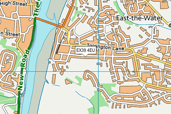 EX39 4EU map - OS VectorMap District (Ordnance Survey)