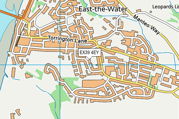EX39 4EY map - OS VectorMap District (Ordnance Survey)