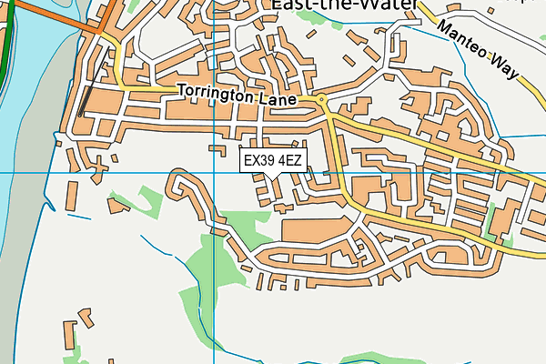 EX39 4EZ map - OS VectorMap District (Ordnance Survey)