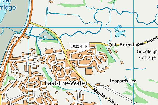 EX39 4FR map - OS VectorMap District (Ordnance Survey)