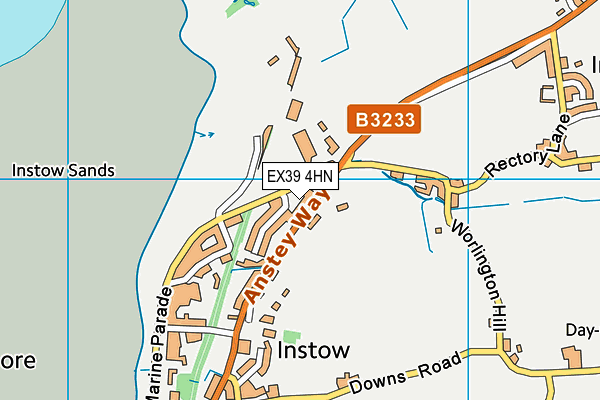 EX39 4HN map - OS VectorMap District (Ordnance Survey)
