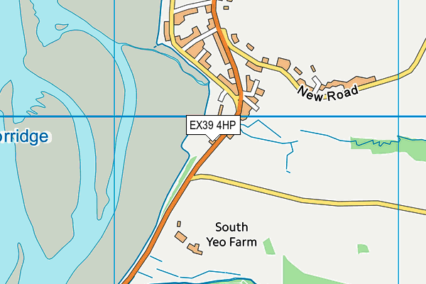 EX39 4HP map - OS VectorMap District (Ordnance Survey)