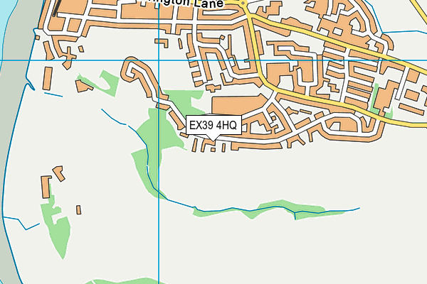 EX39 4HQ map - OS VectorMap District (Ordnance Survey)
