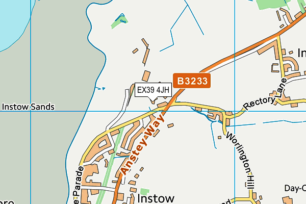 EX39 4JH map - OS VectorMap District (Ordnance Survey)