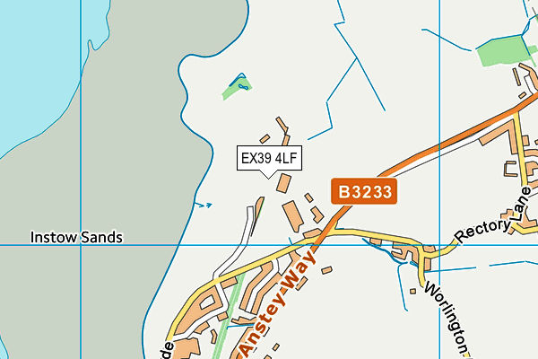 EX39 4LF map - OS VectorMap District (Ordnance Survey)