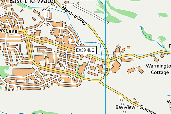 EX39 4LQ map - OS VectorMap District (Ordnance Survey)