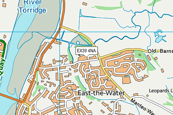 EX39 4NA map - OS VectorMap District (Ordnance Survey)