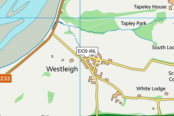 EX39 4NL map - OS VectorMap District (Ordnance Survey)