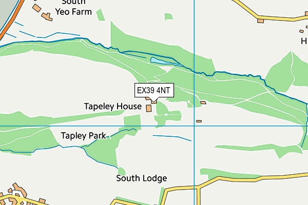 EX39 4NT map - OS VectorMap District (Ordnance Survey)