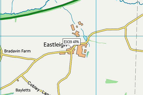 EX39 4PA map - OS VectorMap District (Ordnance Survey)