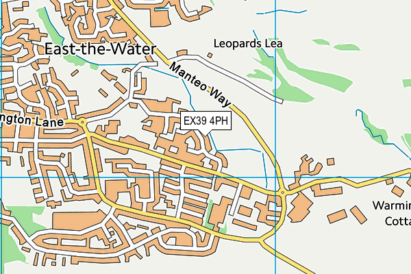 EX39 4PH map - OS VectorMap District (Ordnance Survey)
