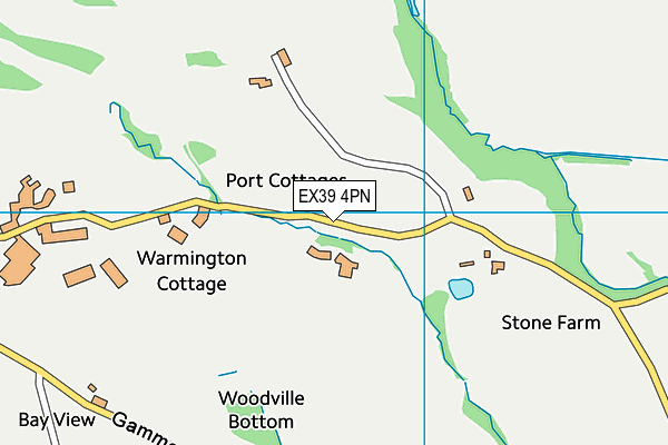 EX39 4PN map - OS VectorMap District (Ordnance Survey)