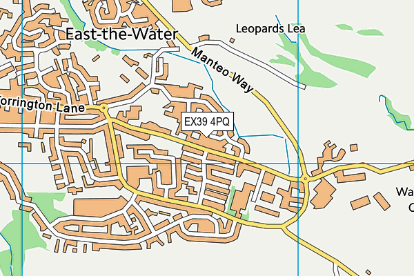 EX39 4PQ map - OS VectorMap District (Ordnance Survey)