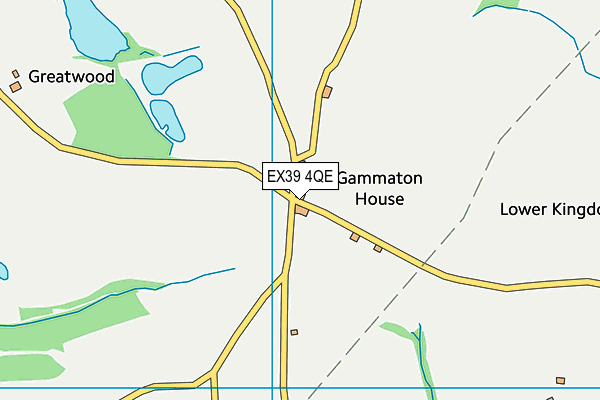 EX39 4QE map - OS VectorMap District (Ordnance Survey)