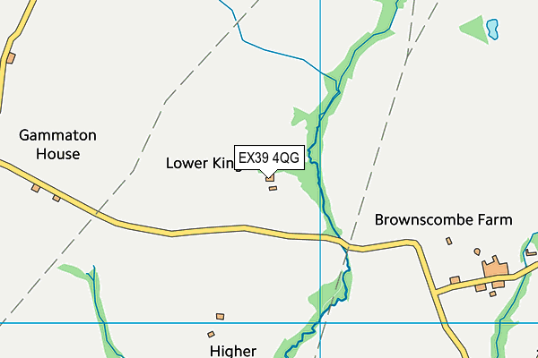 EX39 4QG map - OS VectorMap District (Ordnance Survey)