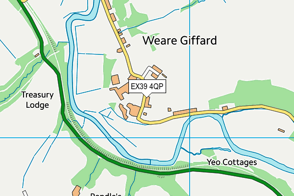 EX39 4QP map - OS VectorMap District (Ordnance Survey)