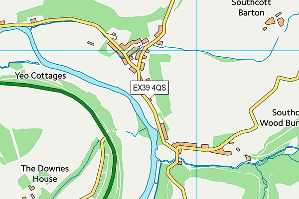 EX39 4QS map - OS VectorMap District (Ordnance Survey)