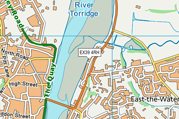 EX39 4RH map - OS VectorMap District (Ordnance Survey)