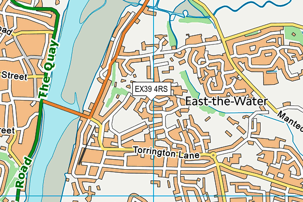 EX39 4RS map - OS VectorMap District (Ordnance Survey)