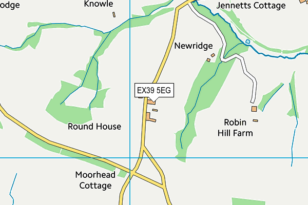 EX39 5EG map - OS VectorMap District (Ordnance Survey)