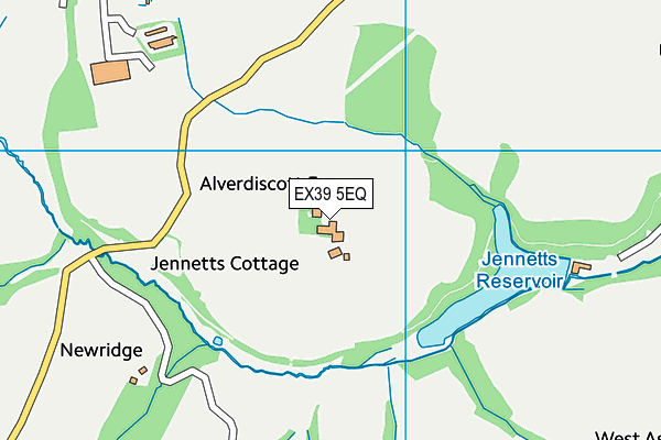 EX39 5EQ map - OS VectorMap District (Ordnance Survey)