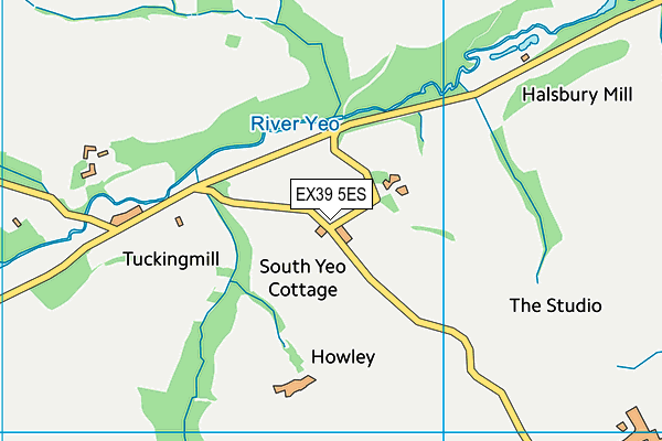 EX39 5ES map - OS VectorMap District (Ordnance Survey)