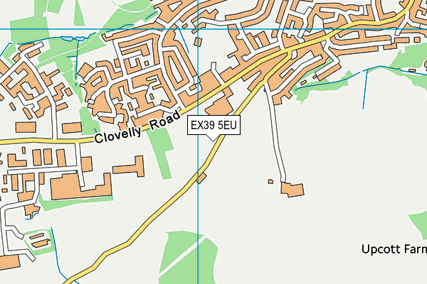 EX39 5EU map - OS VectorMap District (Ordnance Survey)