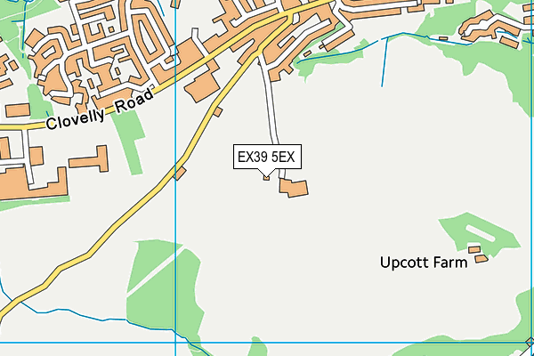 EX39 5EX map - OS VectorMap District (Ordnance Survey)