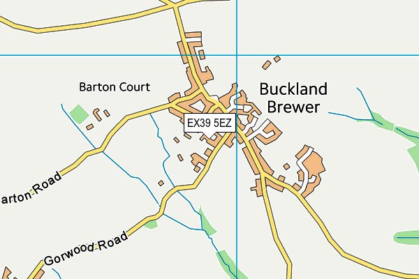 EX39 5EZ map - OS VectorMap District (Ordnance Survey)