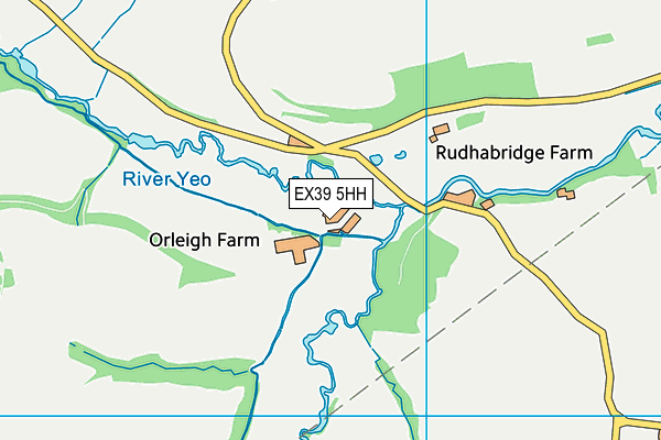 EX39 5HH map - OS VectorMap District (Ordnance Survey)