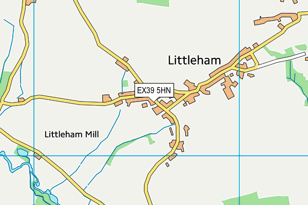 EX39 5HN map - OS VectorMap District (Ordnance Survey)