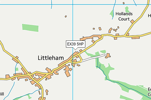 EX39 5HP map - OS VectorMap District (Ordnance Survey)