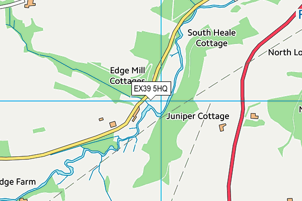 EX39 5HQ map - OS VectorMap District (Ordnance Survey)