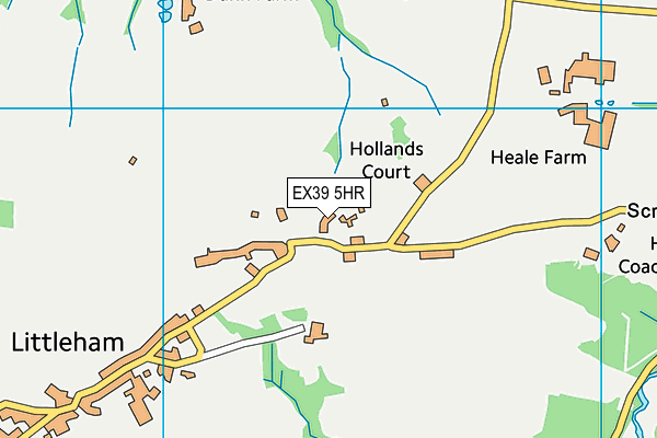 EX39 5HR map - OS VectorMap District (Ordnance Survey)