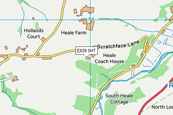 EX39 5HT map - OS VectorMap District (Ordnance Survey)