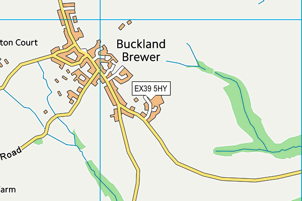 EX39 5HY map - OS VectorMap District (Ordnance Survey)