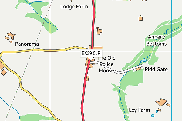 EX39 5JP map - OS VectorMap District (Ordnance Survey)