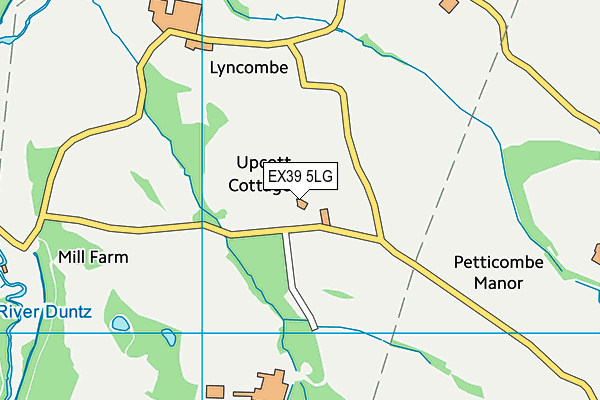 EX39 5LG map - OS VectorMap District (Ordnance Survey)