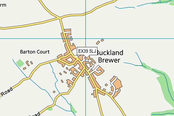 EX39 5LJ map - OS VectorMap District (Ordnance Survey)
